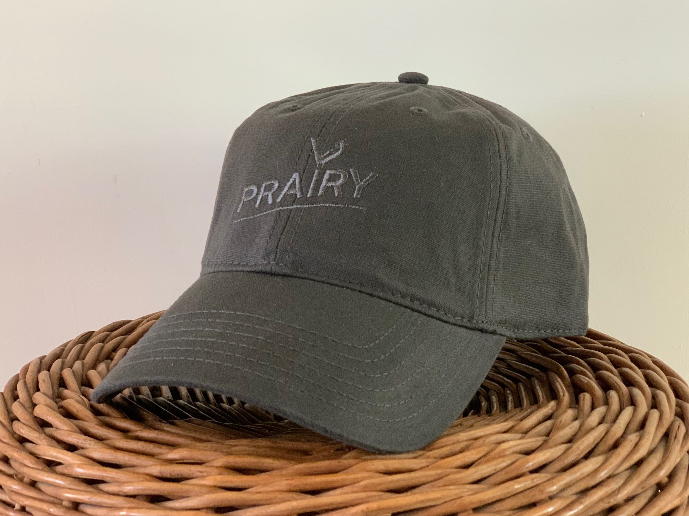 Waxed Canvas Cap | Prairy® Foundation Edition - Charcoal | Prairy